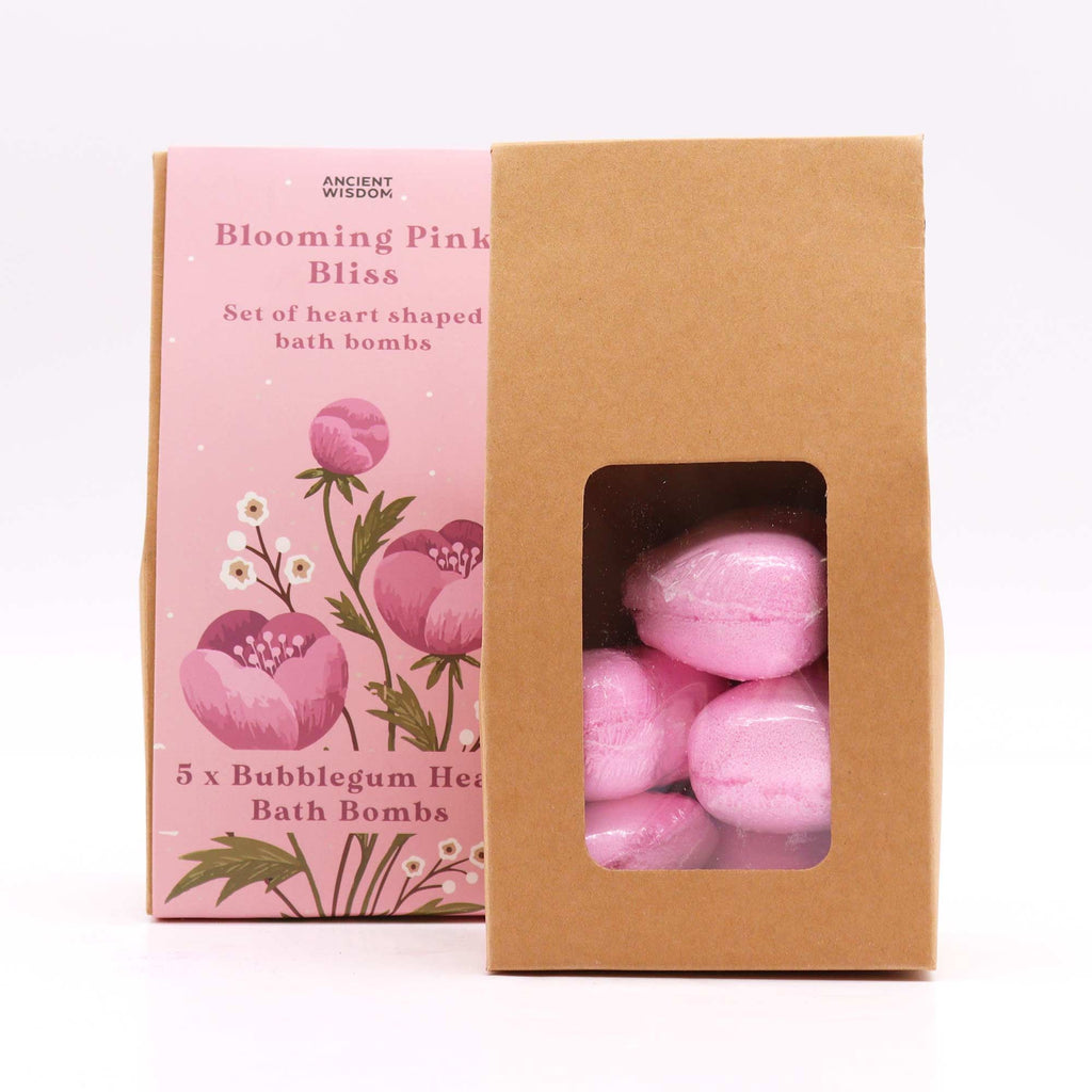 Bloeiende Roze Zaligheid Badhart Giftset
