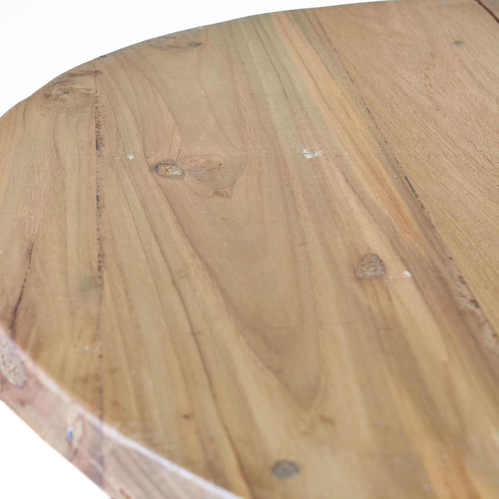Close-up of a wooden surface with visible grain and texture
