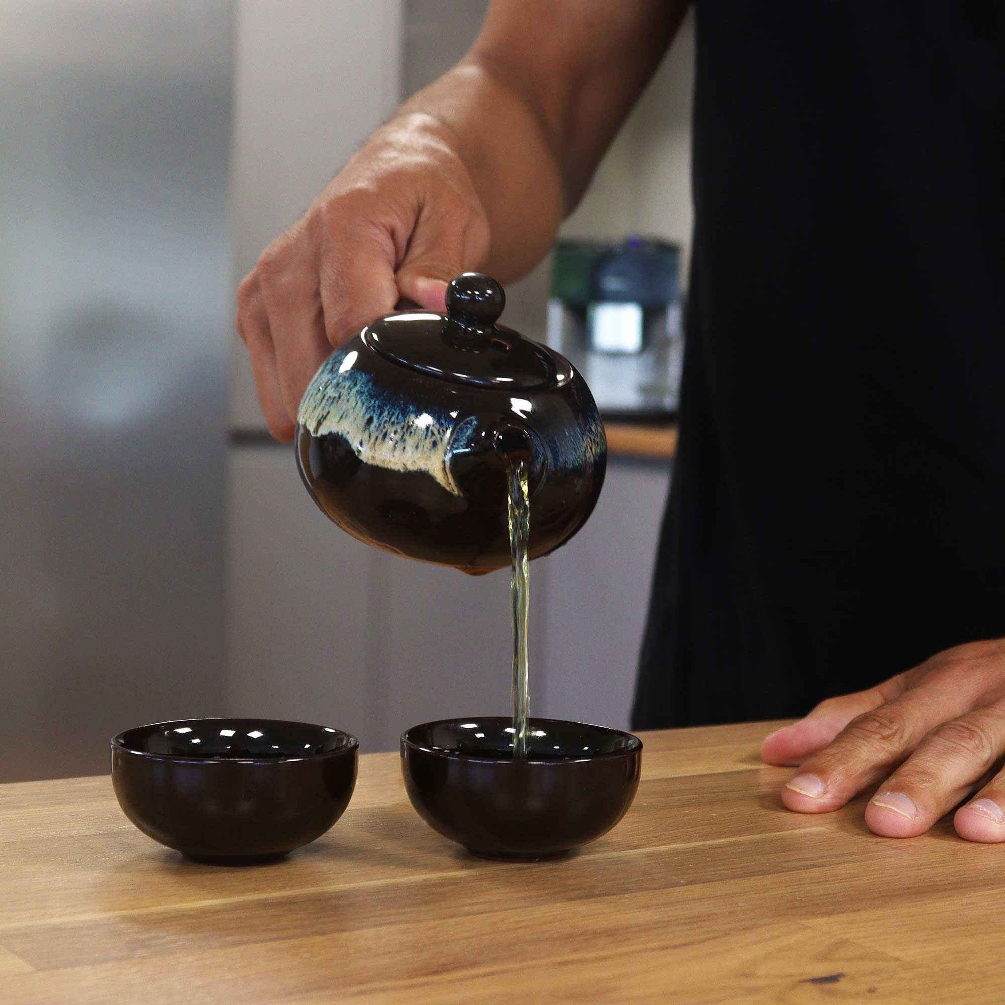 herbal-black-glaze-teapot-set-pot-two-cups