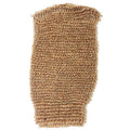 Beige knitted fabric on a white background
