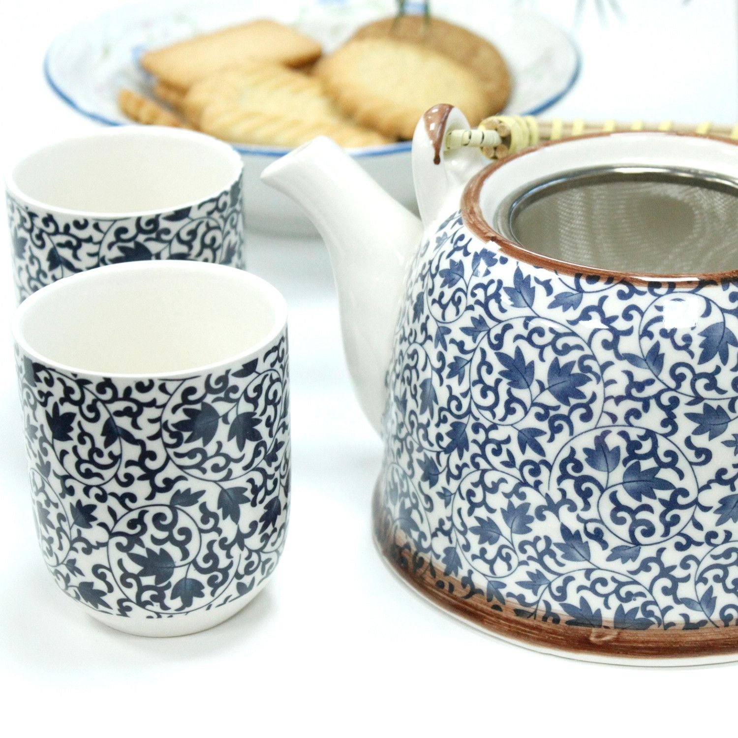 herbal-teapot-set-blue-pattern